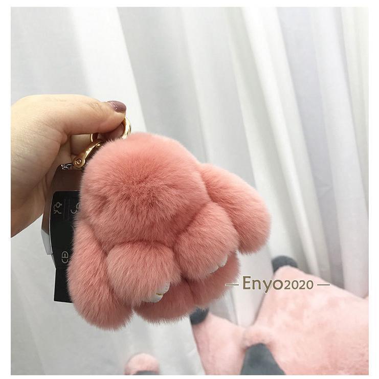 バッグチャーム ファーチャーム ウサギ 動物 ふわふわ もこもこ