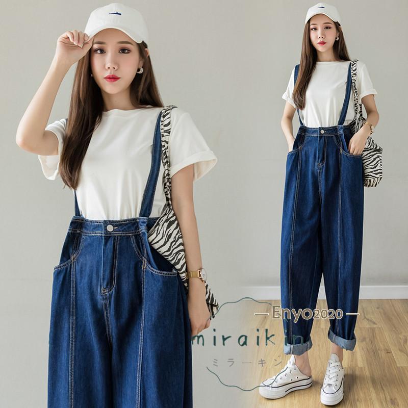 オールインワン サロペット レディース 大きいサイズ オーバーオール