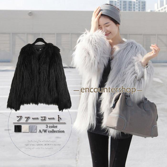 ファーコート レディース 毛皮コート ショットコート ファーアウター