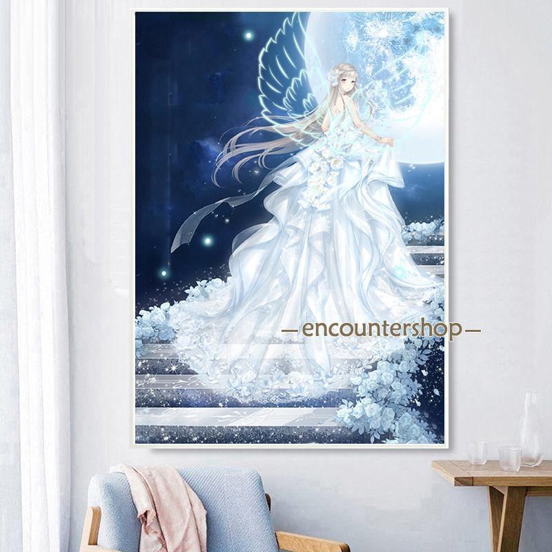 ダイヤモンドアート 初心者 キット 姫様 月 ビーズ 刺繍 ビーズ