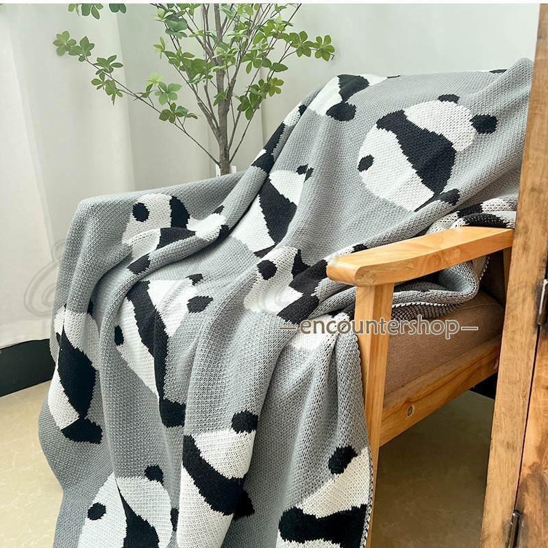 パンダ雑貨　可愛い 毛布 ブランケット ひざ掛け かけ布団110x150cm ブランケット 125*150cm 可愛いパンダ柄 夏用毛布 肩掛け 膝掛け