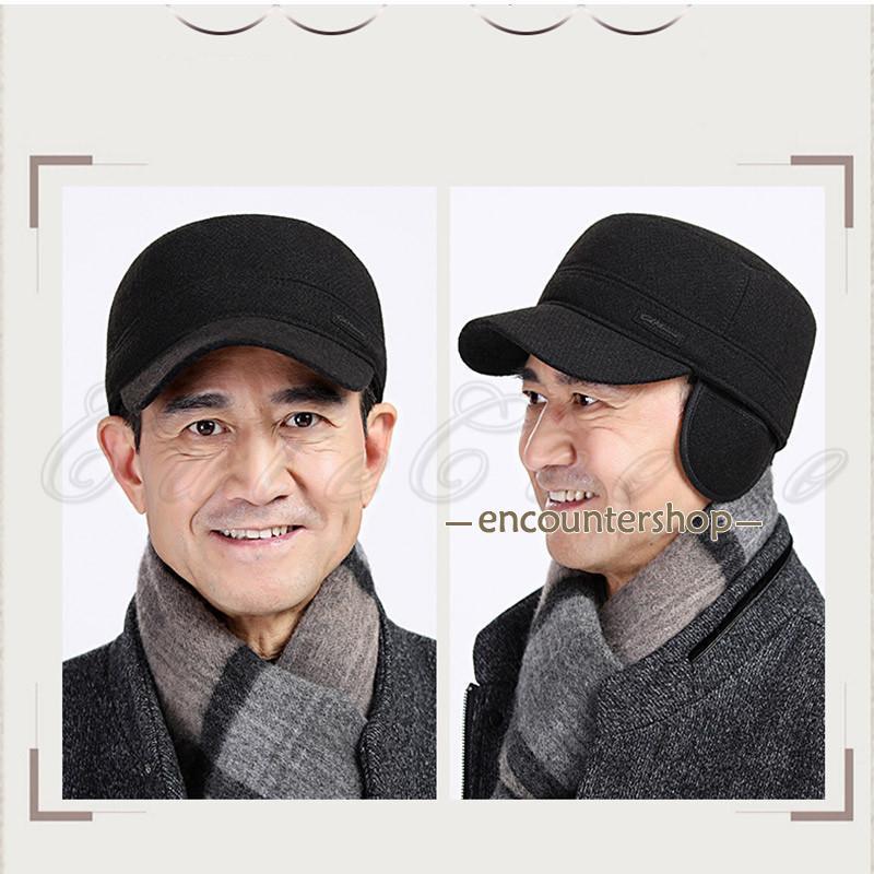 2wayキャップ防寒帽子耳あて付きメンズウールレディースアウトドアグレー6 楽天市場】折り返せば耳元あったか 日本製【つば付きジープ