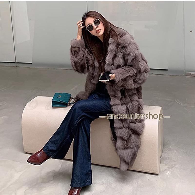 duna ロングファーコート duna ロングファーコート - メルカリ