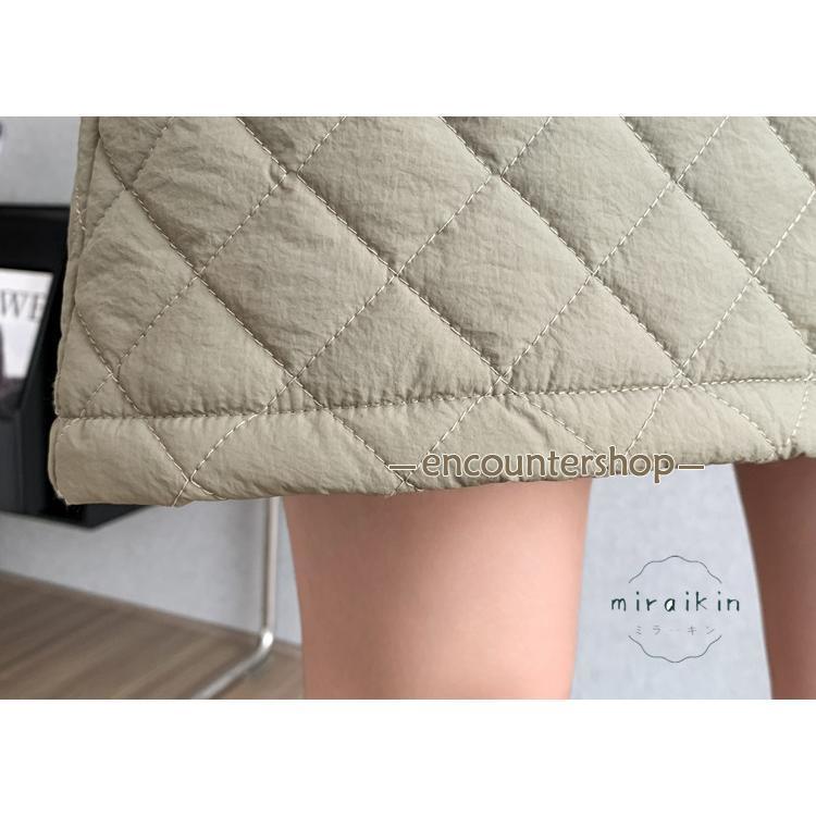 BRIEFING キルティングスカート 新品タグ付き キルティングスカート キルティング スカート 膝上丈 aライン