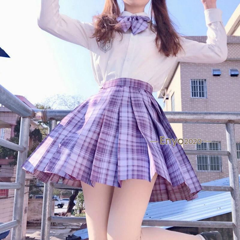 2点セット スクール 制服 スカート チェック柄 ミニスカート 膝上 女子 高校生 セーラー服 ショート丈 JK女子高生 ミニ丈｜encountershop｜07