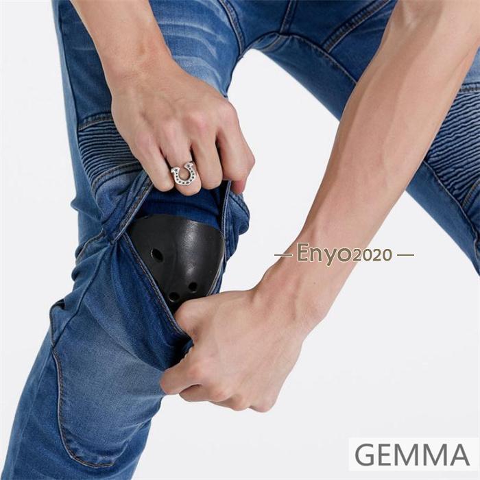デニムパンツ バイクパンツ メンズ ストレッチ バイクウェア 膝パッド