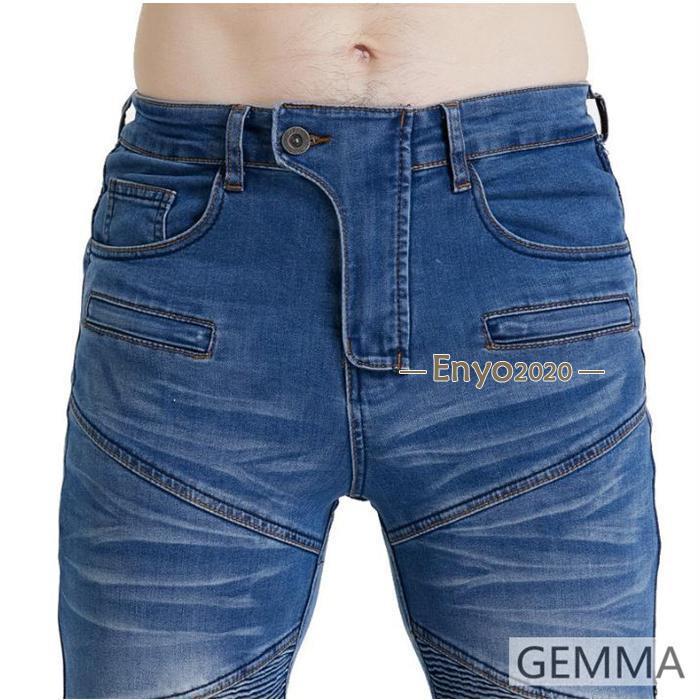 デニムパンツ バイクパンツ メンズ ストレッチ バイクウェア 膝パッド