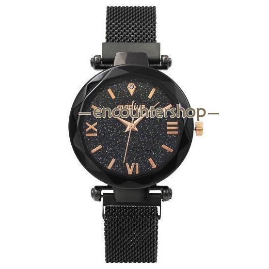 腕時計 レディース 星空ウォッチ 時計 レディースウォッチ ドレスウォッチ 磁気クラスプ 美しい レディース腕時計 金属 パープル ブラック ポイント消化 | ブランド登録なし | 10