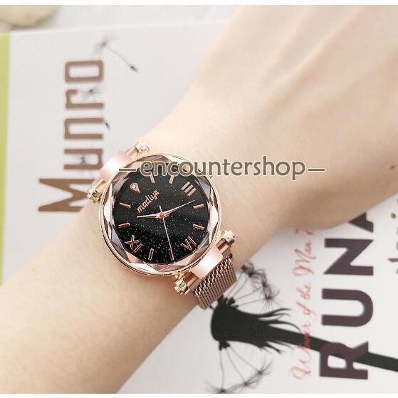 腕時計 レディース 星空ウォッチ 時計 レディースウォッチ ドレスウォッチ 磁気クラスプ 美しい レディース腕時計 金属 パープル ブラック ポイント消化 | ブランド登録なし | 07