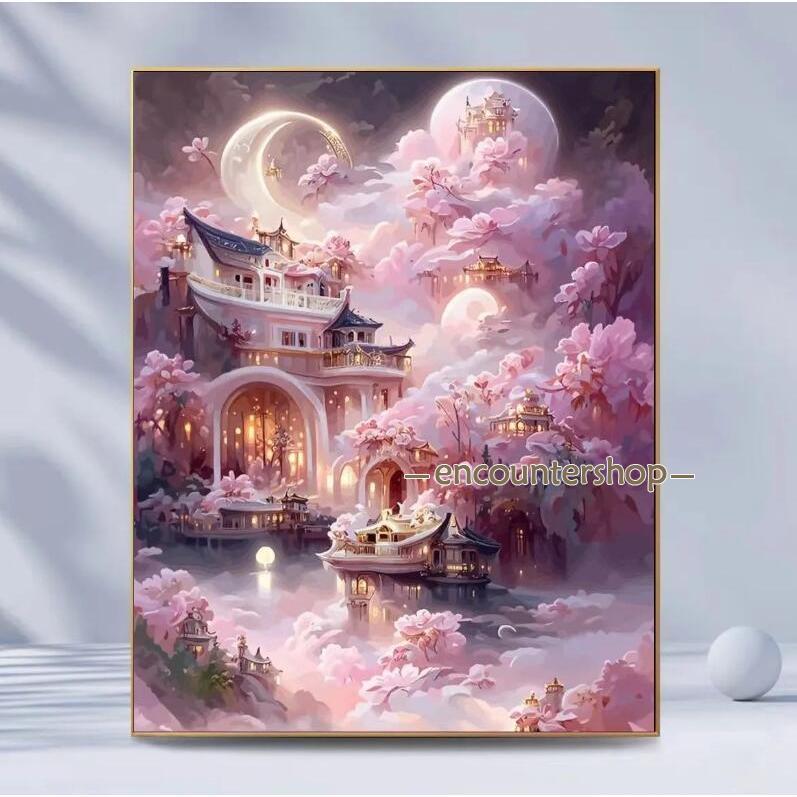 ダイヤモンドアート 四角 初心者 花 刺繍 キット 刺繍キット 刺繍アート 北欧 ガーデニング 丸ビーズ  集中力 知育 ビーズアート 絵画 洋画 | ブランド登録なし | 04