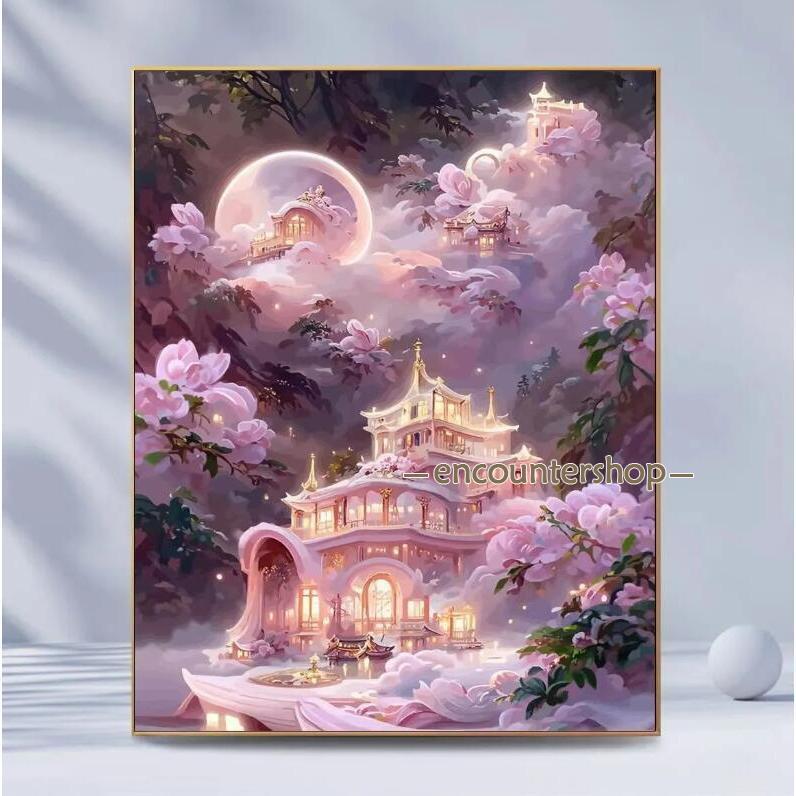 ダイヤモンドアート 四角 初心者 花 刺繍 キット 刺繍キット 刺繍アート 北欧 ガーデニング 丸ビーズ  集中力 知育 ビーズアート 絵画 洋画 | ブランド登録なし | 06