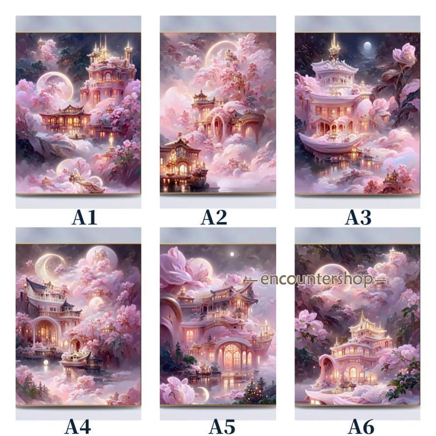 ダイヤモンドアート 四角 初心者 花 刺繍 キット 刺繍キット 刺繍アート 北欧 ガーデニング 丸ビーズ  集中力 知育 ビーズアート 絵画 洋画 | ブランド登録なし | 07