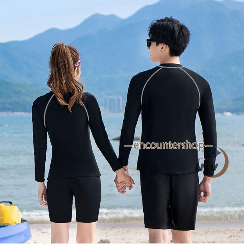 水着 フィットネス水着 レディース メンズ 上下 セット 長袖 セパレート 大きいサイズ 体型カバー めくれ防止 20代 30代 40代 50代 ジム 競泳 水泳 | ブランド登録なし | 06