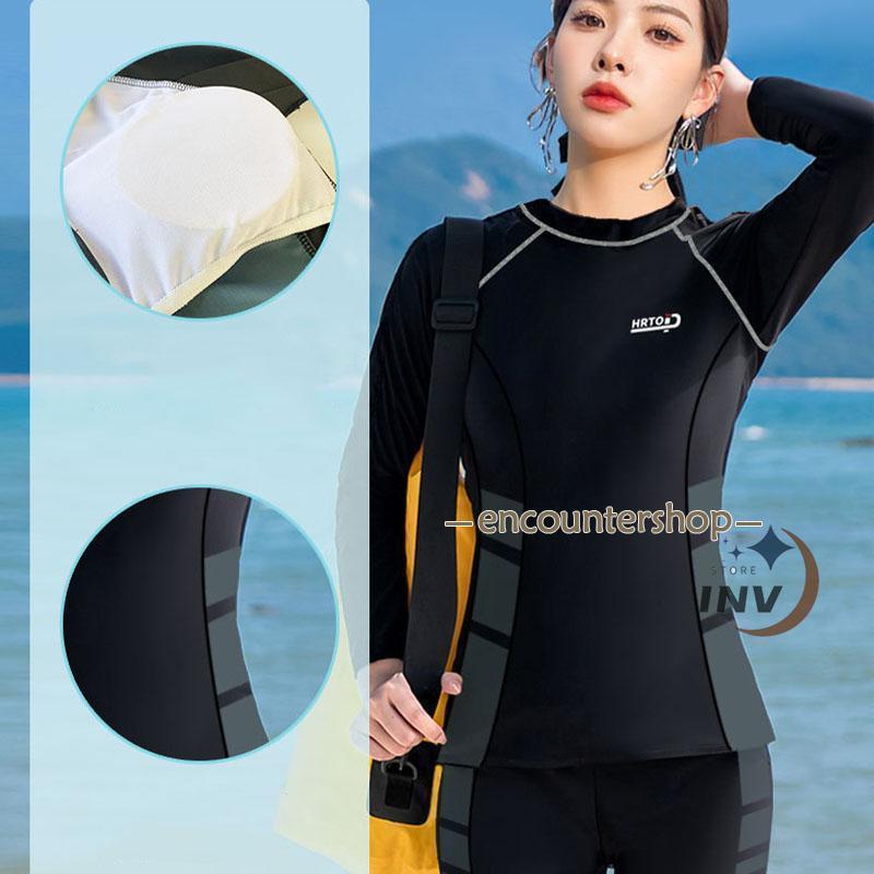 水着 フィットネス水着 レディース メンズ 上下 セット 長袖 セパレート 大きいサイズ 体型カバー めくれ防止 20代 30代 40代 50代 ジム 競泳 水泳 | ブランド登録なし | 07