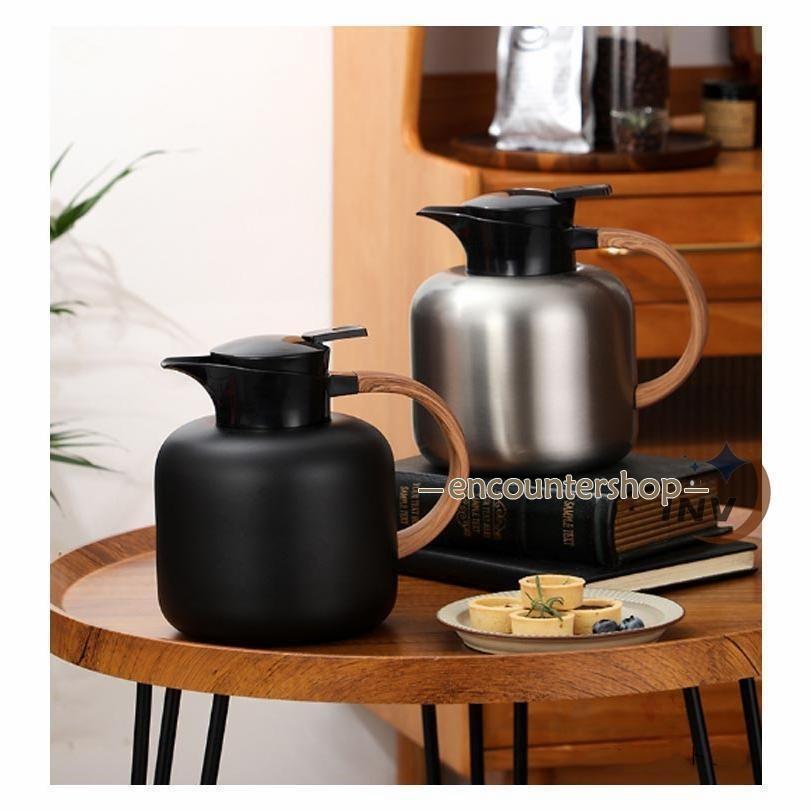 保温ポット ポット 2リットル 2l 保温力 おしゃれ 保温 保冷 卓上ポット ステンレス ステンレスポット 広口 3重壁設計 真空断熱ポット テーブルポット | ブランド登録なし | 17