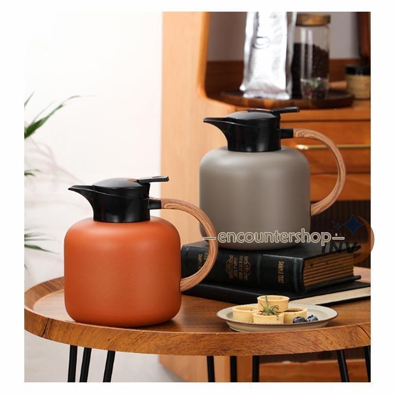 保温ポット ポット 2リットル 2l 保温力 おしゃれ 保温 保冷 卓上ポット ステンレス ステンレスポット 広口 3重壁設計 真空断熱ポット テーブルポット | ブランド登録なし | 18