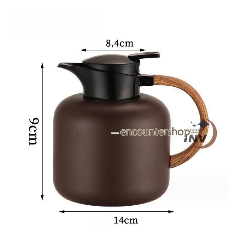 保温ポット ポット 2リットル 2l 保温力 おしゃれ 保温 保冷 卓上ポット ステンレス ステンレスポット 広口 3重壁設計 真空断熱ポット テーブルポット | ブランド登録なし | 03