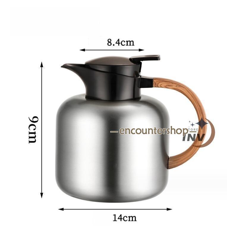 保温ポット ポット 2リットル 2l 保温力 おしゃれ 保温 保冷 卓上ポット ステンレス ステンレスポット 広口 3重壁設計 真空断熱ポット テーブルポット | ブランド登録なし | 05