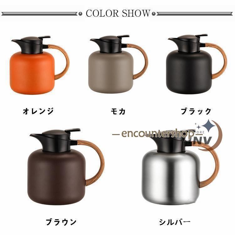 保温ポット ポット 2リットル 2l 保温力 おしゃれ 保温 保冷 卓上ポット ステンレス ステンレスポット 広口 3重壁設計 真空断熱ポット テーブルポット | ブランド登録なし | 06