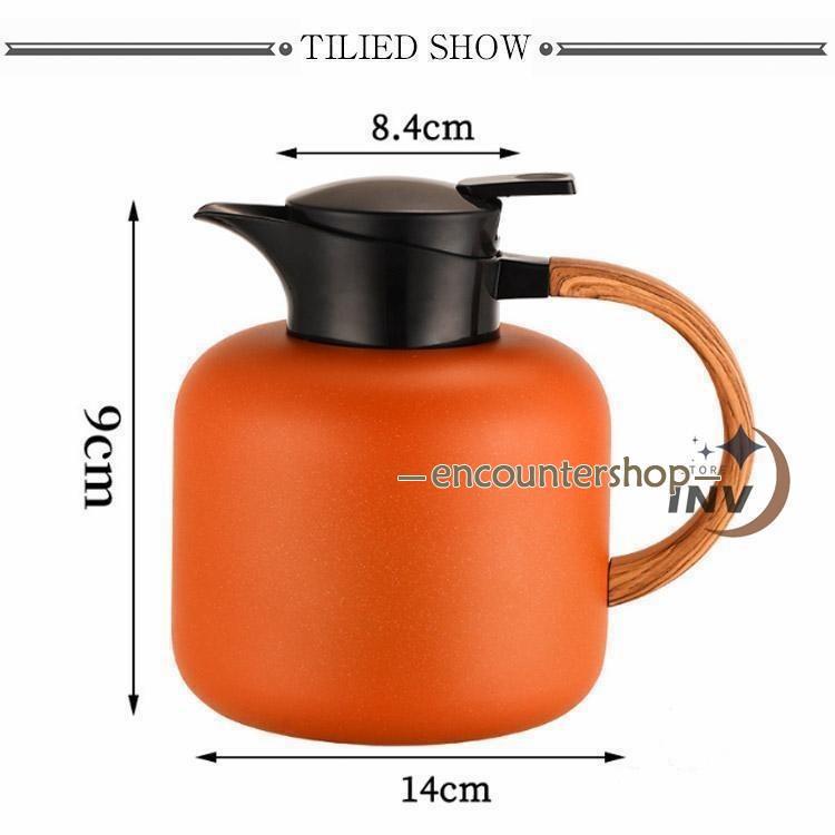 保温ポット ポット 2リットル 2l 保温力 おしゃれ 保温 保冷 卓上ポット ステンレス ステンレスポット 広口 3重壁設計 真空断熱ポット テーブルポット | ブランド登録なし | 07