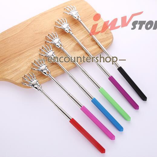 孫の手 伸縮 伸びる おしゃれ シンプル ステンレス まごのて まごの手 伸縮孫の手 敬老の日 プレゼント コンパクト 手が届く | ブランド登録なし | 06