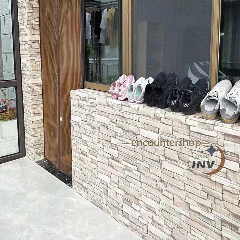 10枚入り 壁紙 壁紙シール 張り替え おしゃれ 北欧 防水 木目調 剥がせる 70×77cm クッションシート ウォールステッカー 3Ｄ 立体 DIY | ブランド登録なし | 15