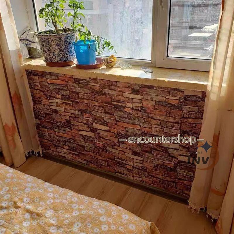 10枚入り 壁紙 壁紙シール 張り替え おしゃれ 北欧 防水 木目調 剥がせる 70×77cm クッションシート ウォールステッカー 3Ｄ 立体 DIY | ブランド登録なし | 17