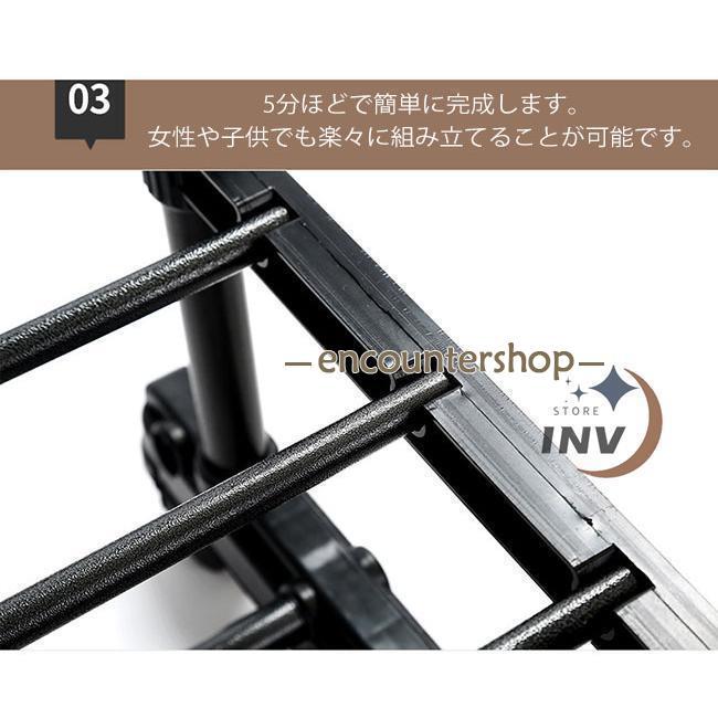 ハンガーラック 頑丈 スリム おしゃれ 耐荷重30kg シングル 横伸縮可能 キャスター付き 収納能力抜群 組立式 靴収納 組立簡単 移動便利 衣類収納 室内干し | ブランド登録なし | 05