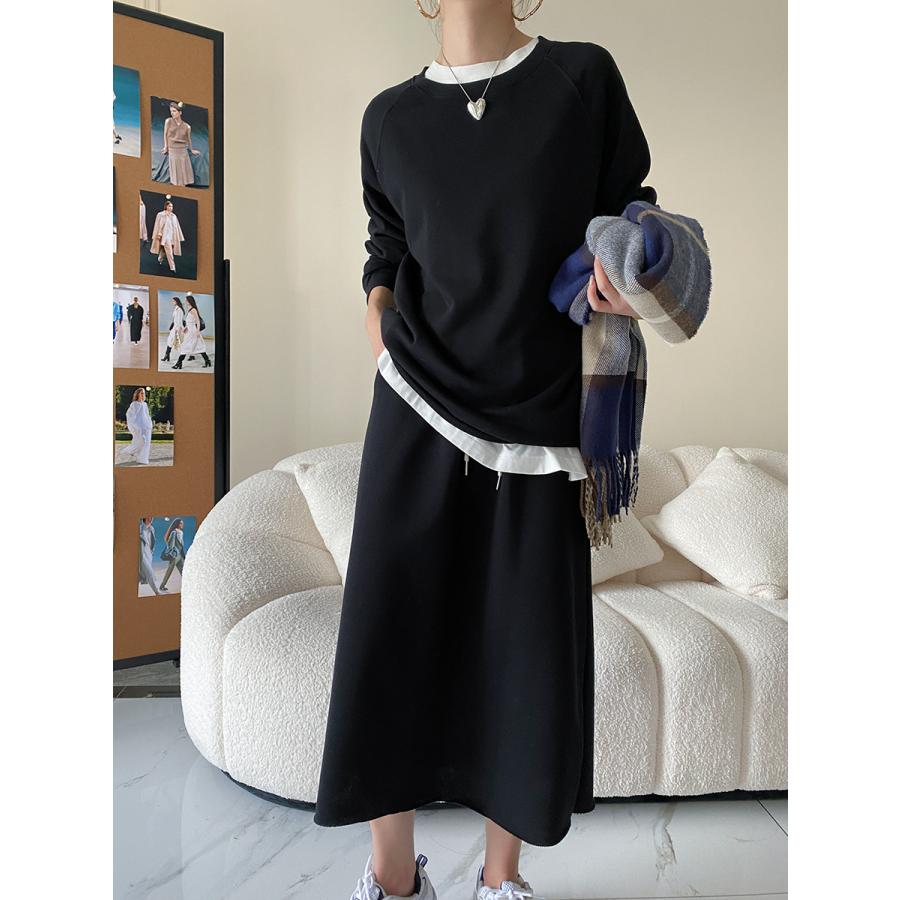 セットアップ レディース スカート 上下セット パーカー カジュアル 春