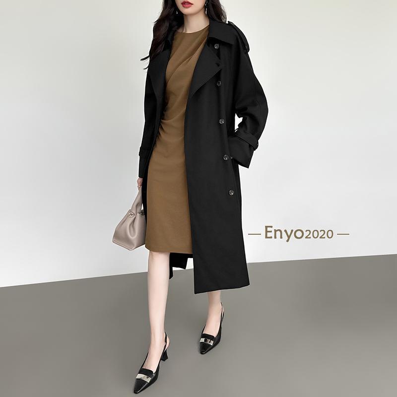 トレンチコート レディース ロングコート アウター スプリングコート