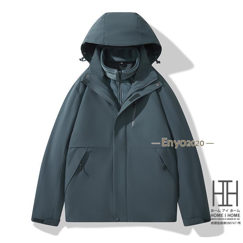 マウンテンパーカー メンズ レディース 50代 40代 裏ボア 登山服 3way