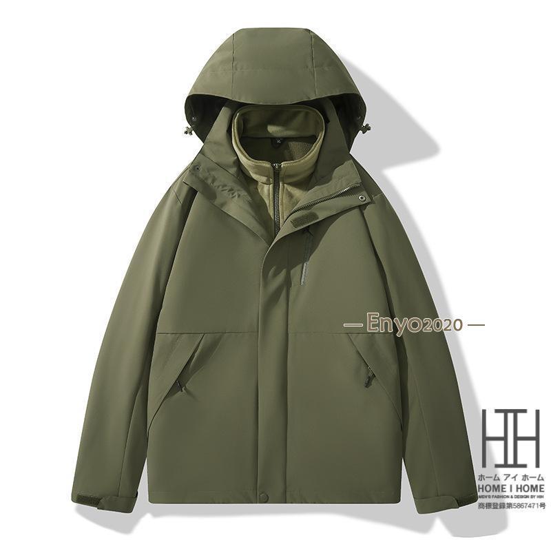 マウンテンパーカー メンズ レディース 50代 40代 裏ボア 登山服 3way