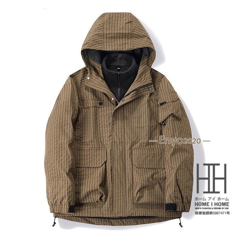 服 3way ボアライナー付き 取り外し可能 フリースジャケット 裏ボア 