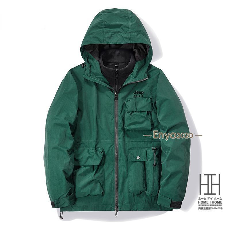 マウンテンパーカー メンズ 裏ボア 登山服 3way ボアライナー付き 