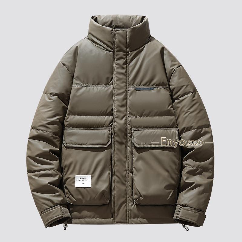 ダウンジャケット メンズ 光沢 メンズ大きいサイズ 白 防寒着 ダウン