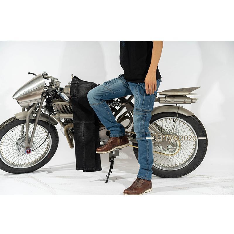ライダーパンツ デニムパンツ メンズ 作業着 ストレッチ バイクパンツ