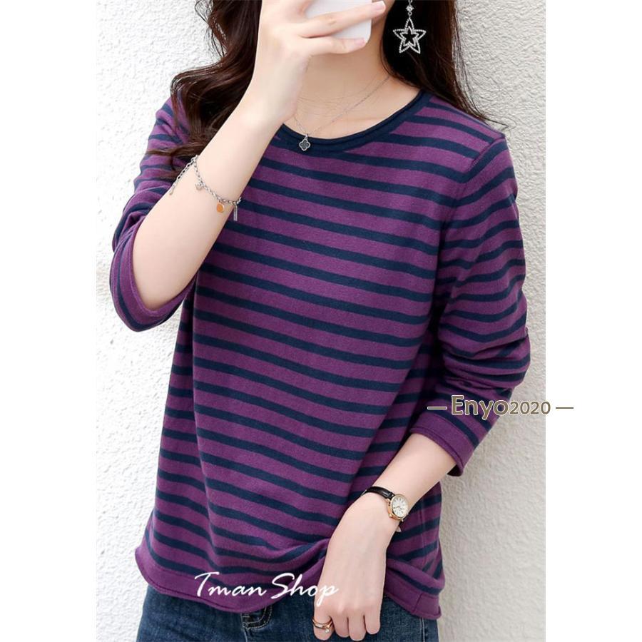 ボーダー Tシャツ レディース 長袖 トップス tシャツ クルーネック