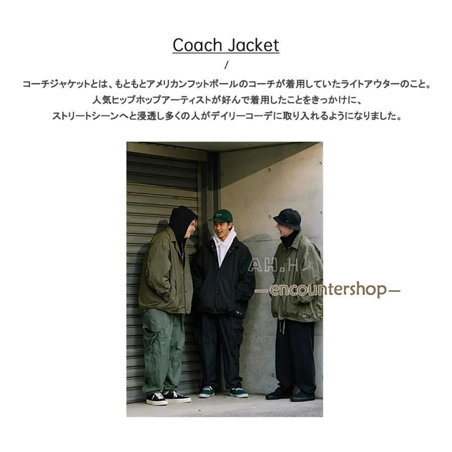 コーチジャケット メンズ レディース ナイロンジャケット オーバー