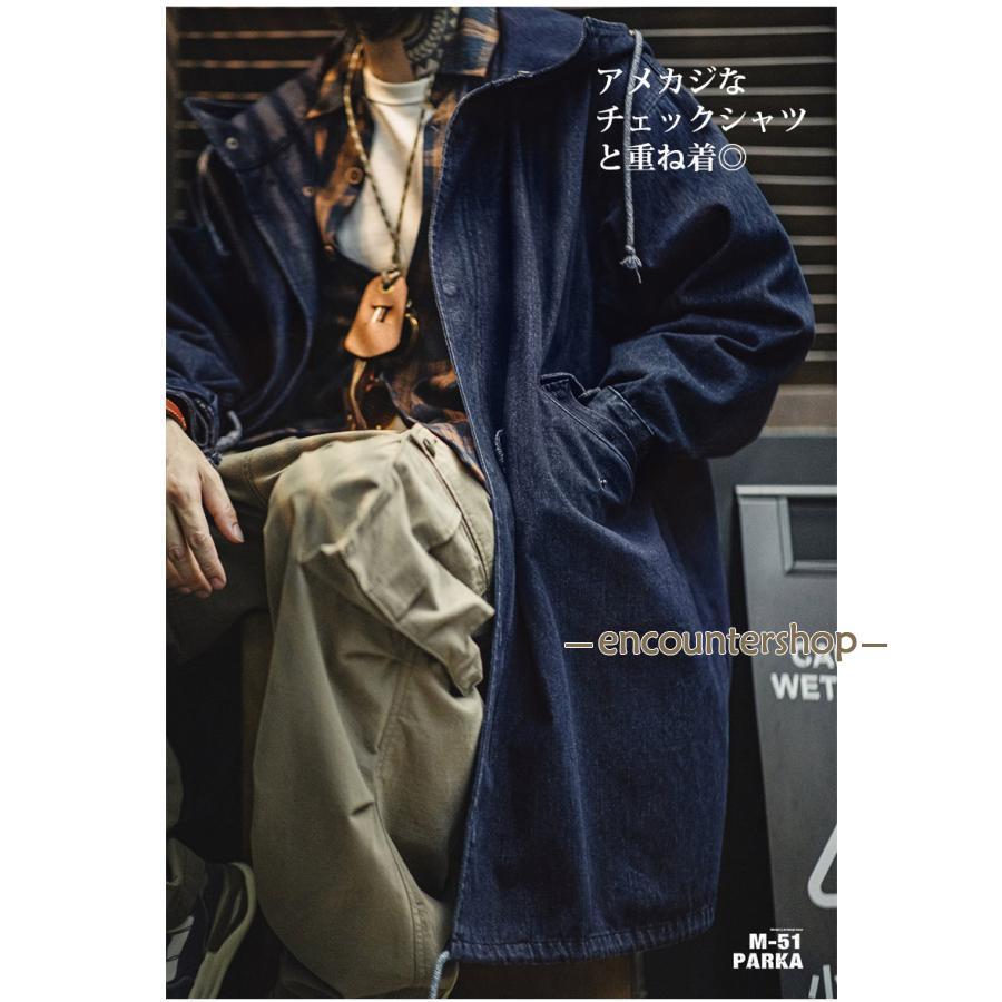 M-51 パーカ 10.2oz デニムコート インディゴモッズコート M-51 パーカ 10.2oz デニムコート インディゴモッズコート