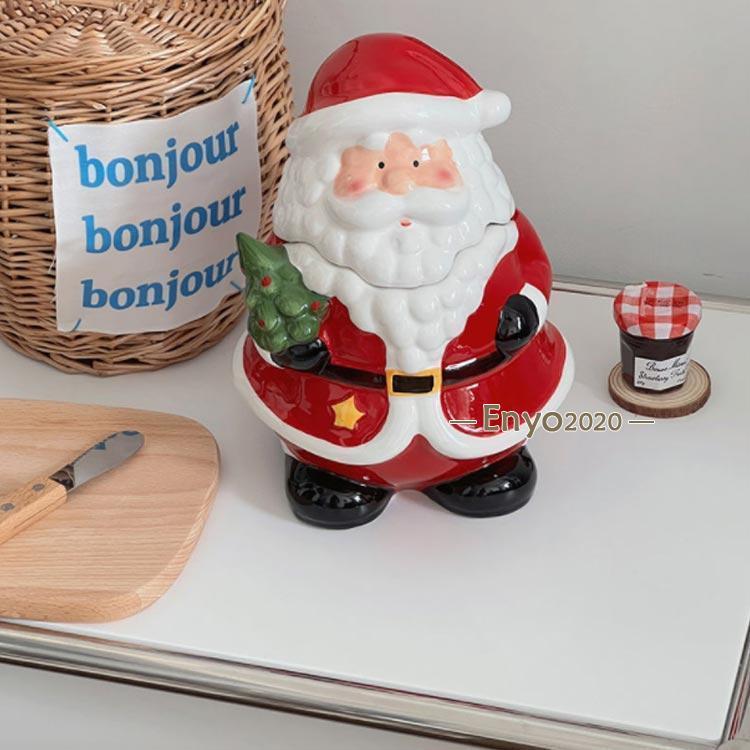 陶器　サンタクロース　クリスマス　お飾り　キャンドルホルダー　サンタ　ツリー ビンテージサンタキャンドルホルダー｜クリスマス雑貨の通販