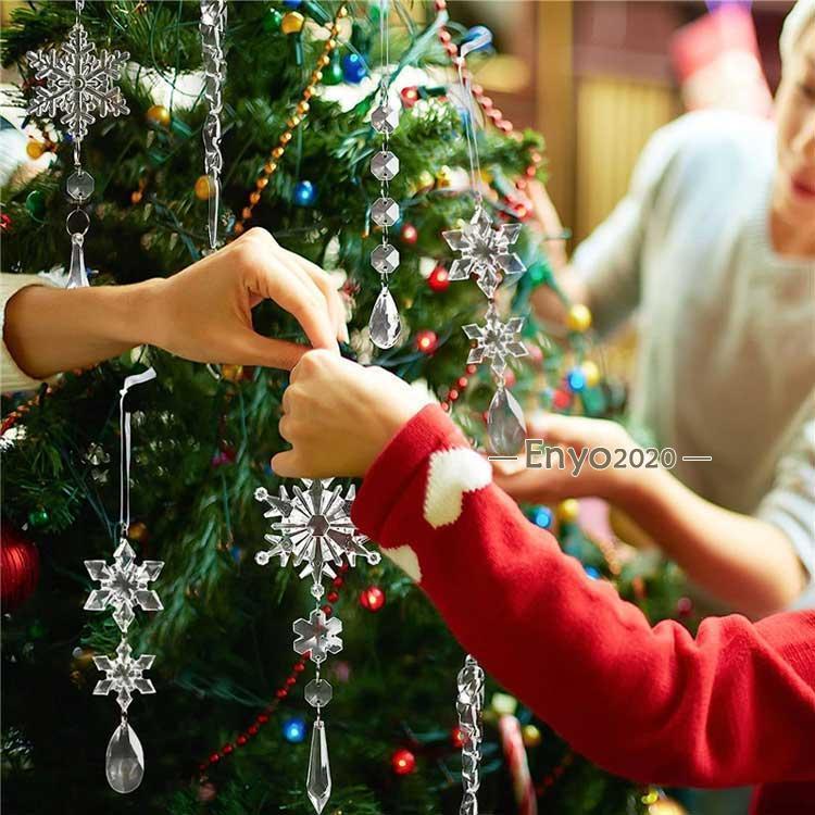 オーナメント 19本セット クリスマスツリー クリア クリスマス 氷柱