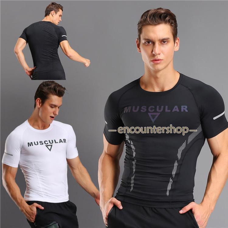 加圧シャツ メンズ 半袖 tシャツ コンプレッション コンプレッション