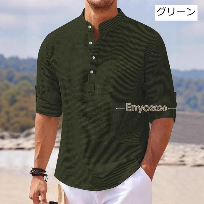 ポロシャツ メンズ ロールアップ 半袖 五分袖 夏 ゴルフウェア