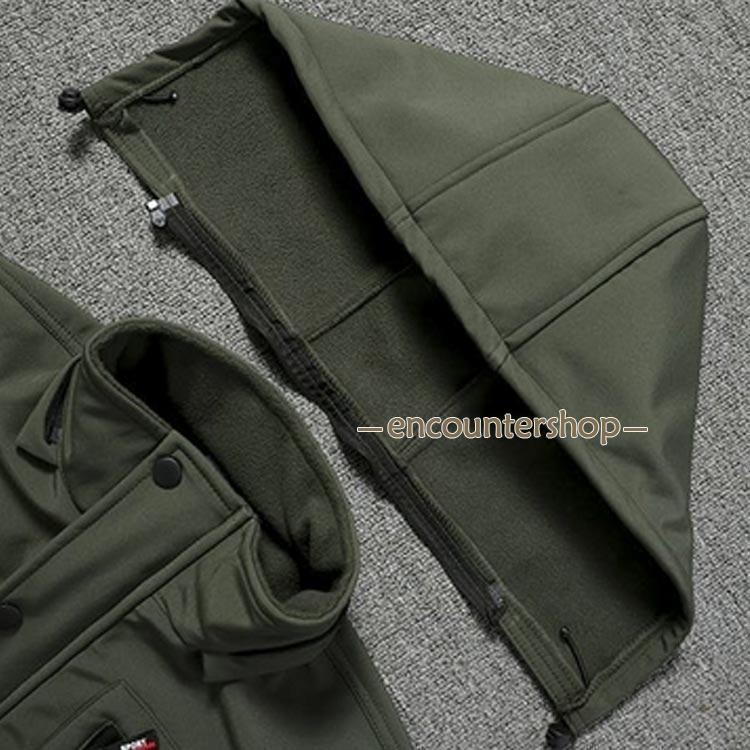 防寒 作業服 裏起毛 上下セット 厚手 裏ボア ジャケット ウインド