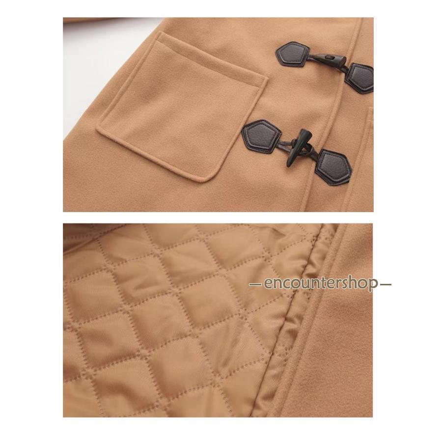 ダッフルコート レディース アウター 中綿 学生 スクールコート 学生