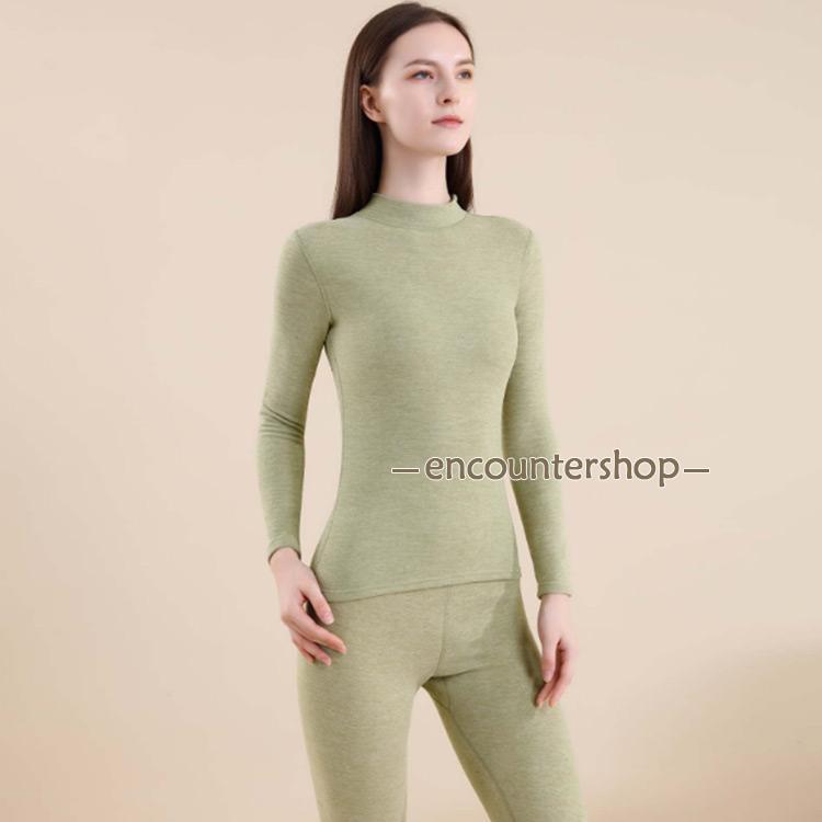 ヒートテック インナー モックネック 防寒肌着 吸湿発熱 保温 インナー