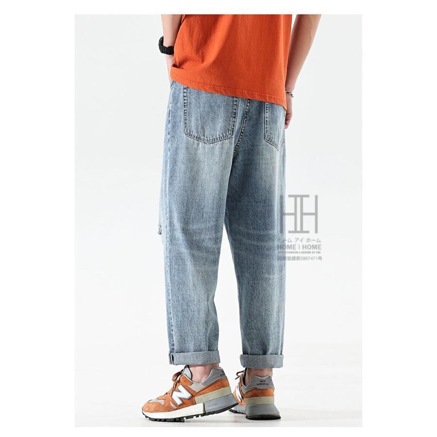 デニムパンツ ジーンズ Gパン メンズ デニム ロングパンツ ストレート 