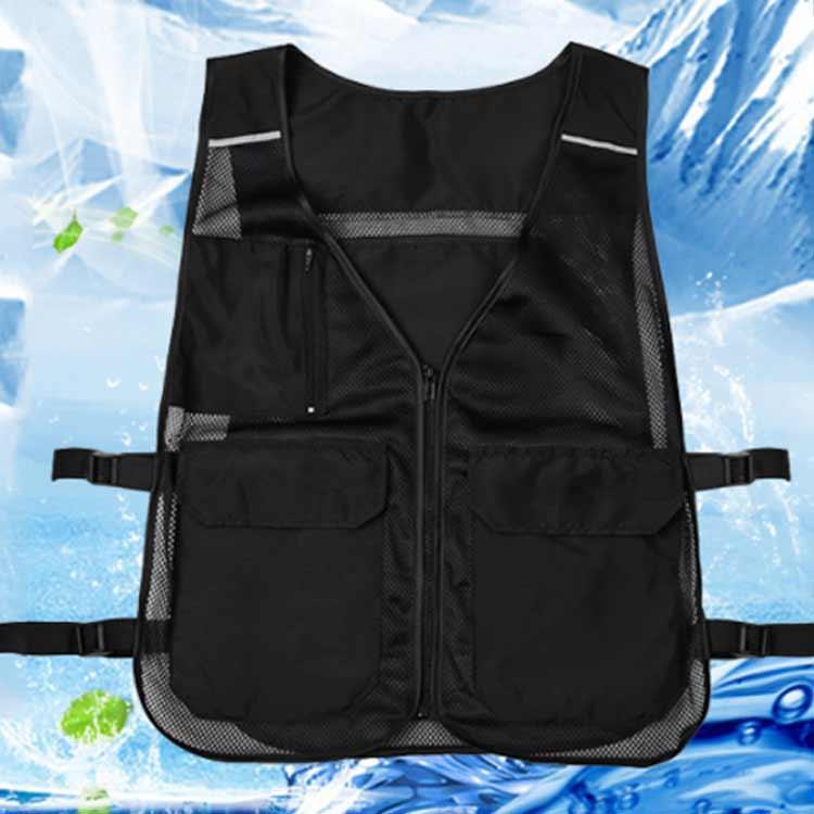 保冷ベスト 保冷剤収納ポケット ポケット付き メッシュベスト 冷却