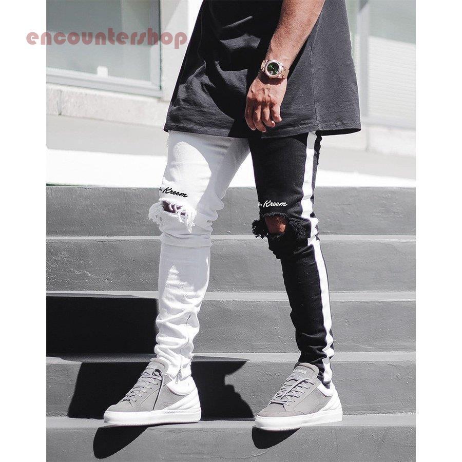 メンズジーンズ ダメージジーンズ スキニーデニム ジーパン デニムパンツ スキニーデニム メンズ ジーンズメンズ 大