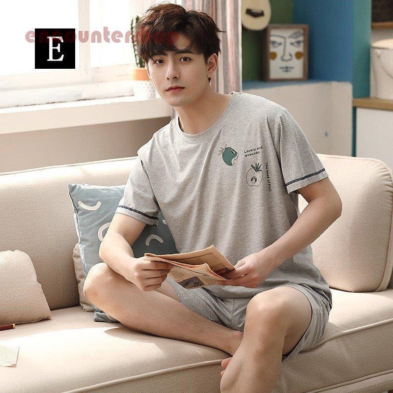 パジャマ メンズ 夏 セットアップ パジャマ モダール 半ズボン プリント 丸襟 半袖 薄手 男性用 大きいサイズ ナイトガウン 部屋着 カジュアル おしゃれ 寝巻き Ddl0703 Xxnz40 Encountershop 通販 Yahoo ショッピング